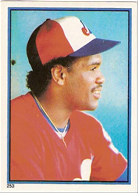 1983 Topps Baseball Stickers     253     Tim Raines